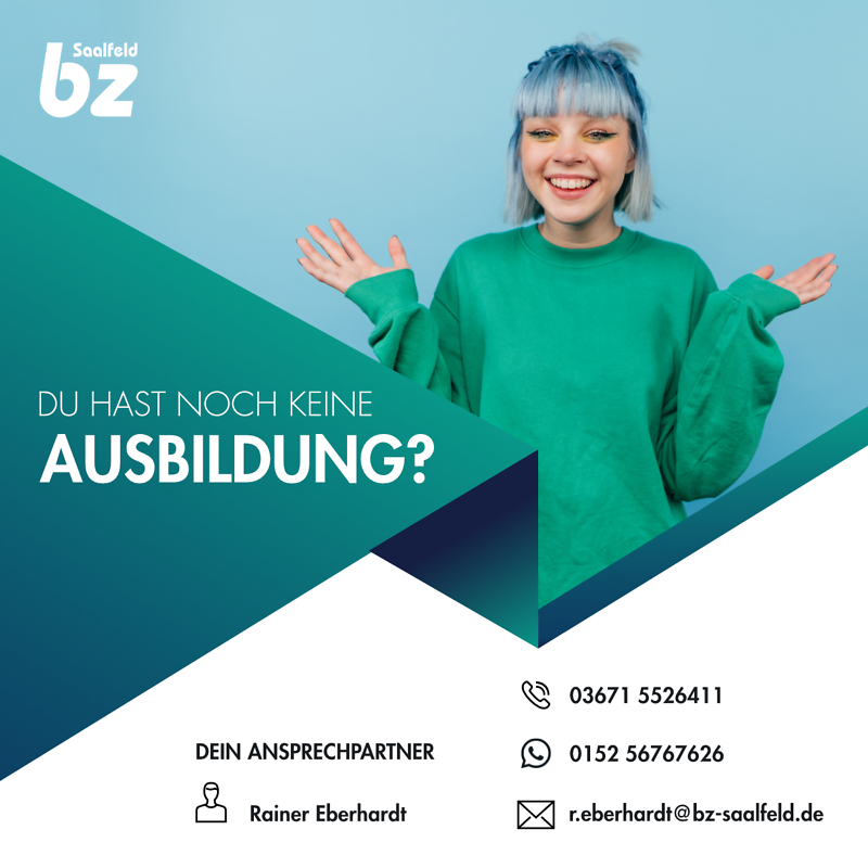 Flyer " Du hast noch keine Ausbildung?"