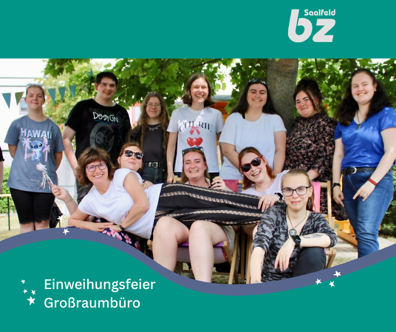 Einweihungsfeier mit Mitarbeitern und Azubis